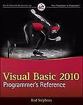 Visual basic 2010 programmer - 2010, programmer's