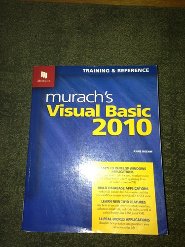 Murach visual basic 2010 - murach's,