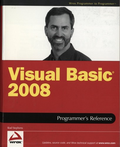 Visual basic 2008 programmer - visual, programmer's